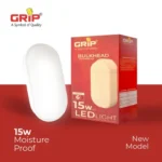 Grip Bulkhead light 15 watt Oval Series